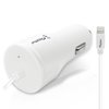 Power Up! DC Car Charger 2.4a-MFI Apple 8-pin 191-054240